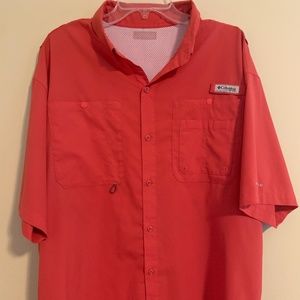 Men's Columbia PFG Short Sleeve Shirt XL